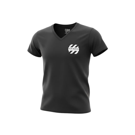 "New World Kindness Only" Graphic Unisex Tee (Black) - Size L