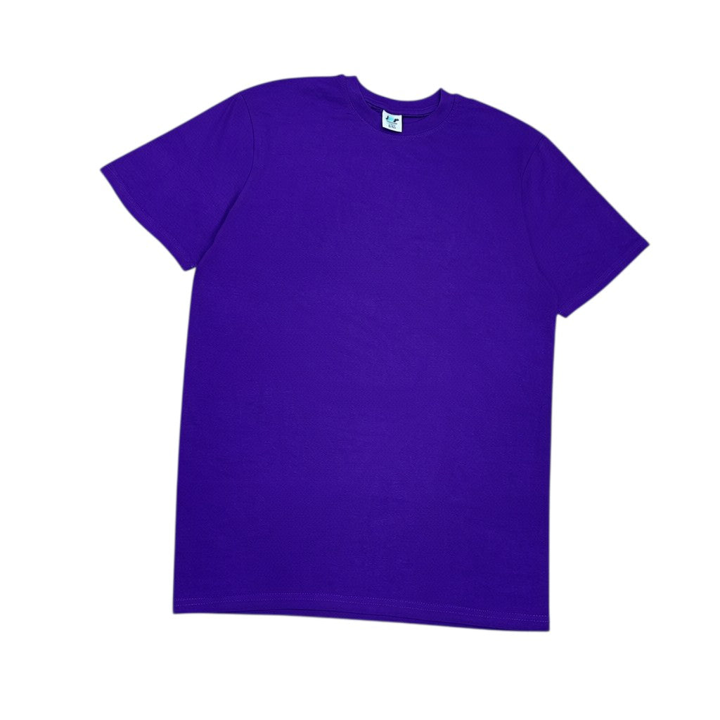 Premium Solid Colour Heavyweight Crew Neck Short-Sleeve T-Shirt