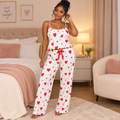 3-in-1 Heart Print Pyjama Set – Model Shot