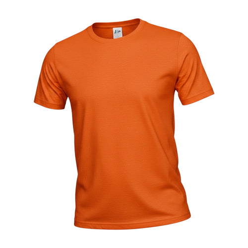 Premium Solid Colour Heavyweight Crew Neck Short-Sleeve T-Shirt