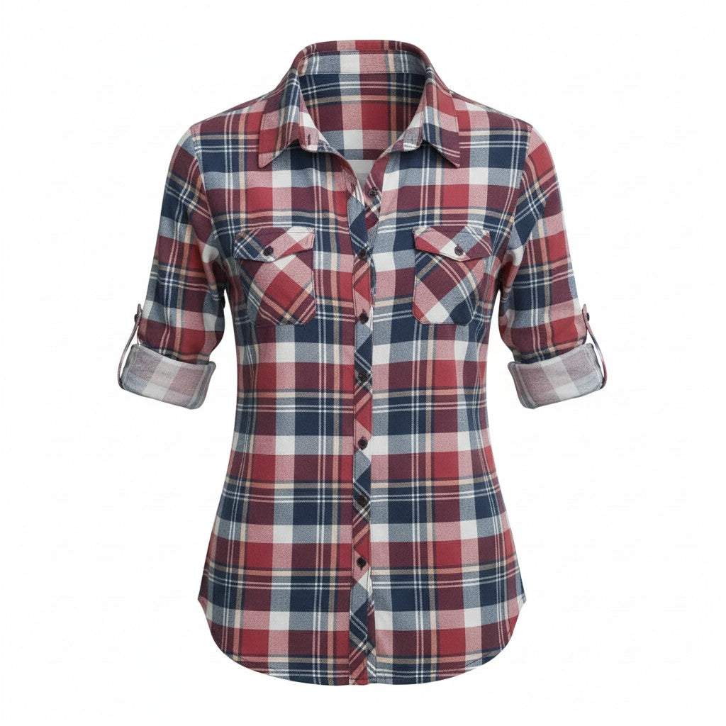Classic Crimson Plaid Flannel