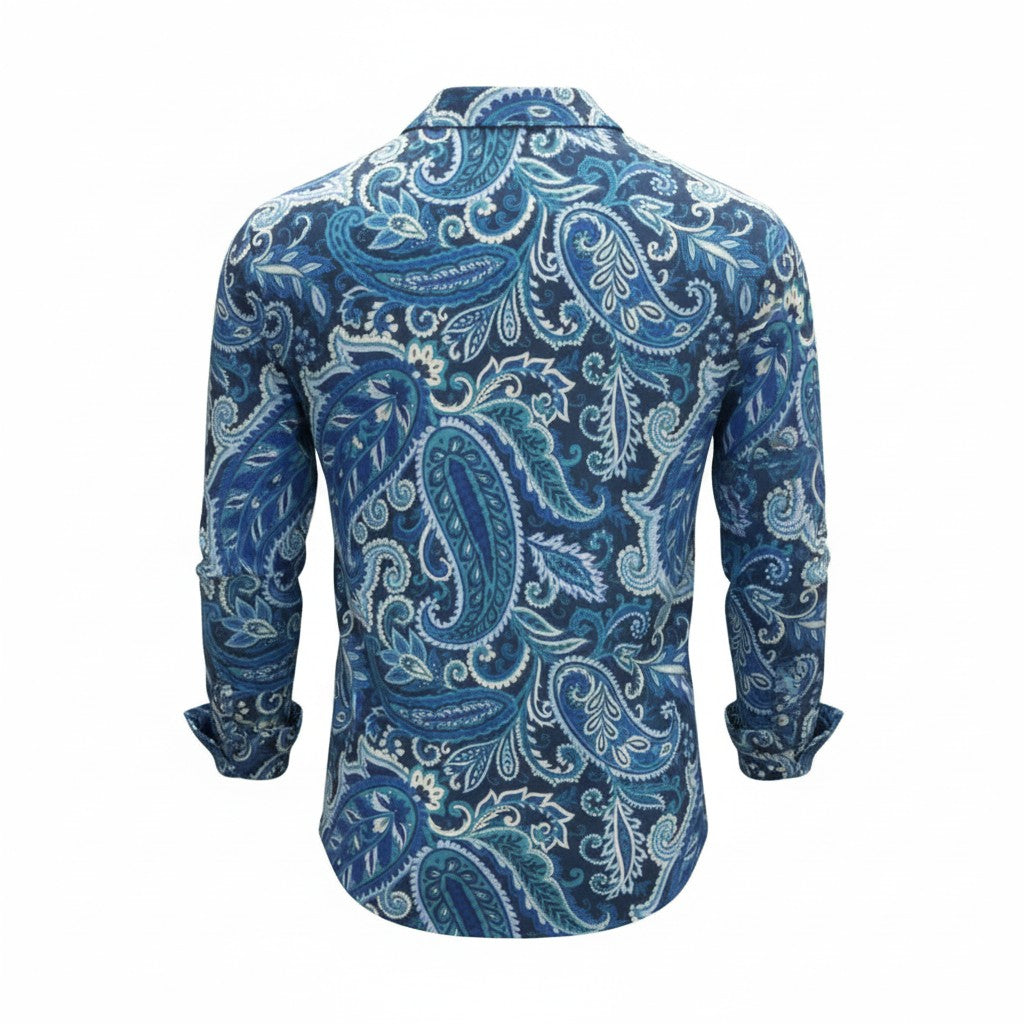 Midnight Blue Paisley Tunic