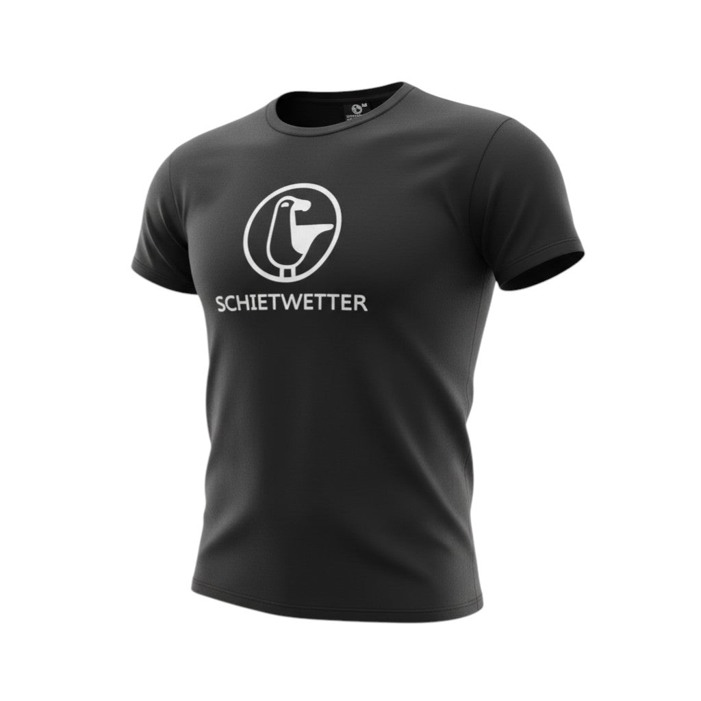 Schietwetter "Seagull Logo" Unisex Graphic Tee (Black) - Size XL