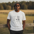 "Adventure Inspire" Off-Road Unisex Graphic Tee (White) - Size M
