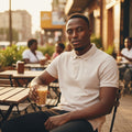 Essential Minimalist Unisex Polo (Sand Beige) - Size XL