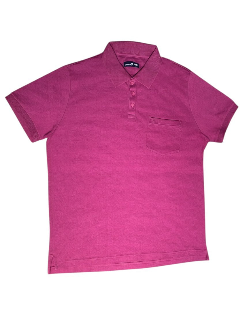 Fuchsia Pocket Polo Shirt