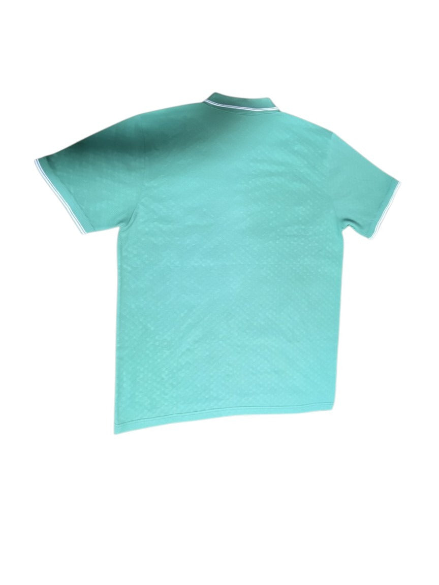 Teal Tipped Polo Shirt