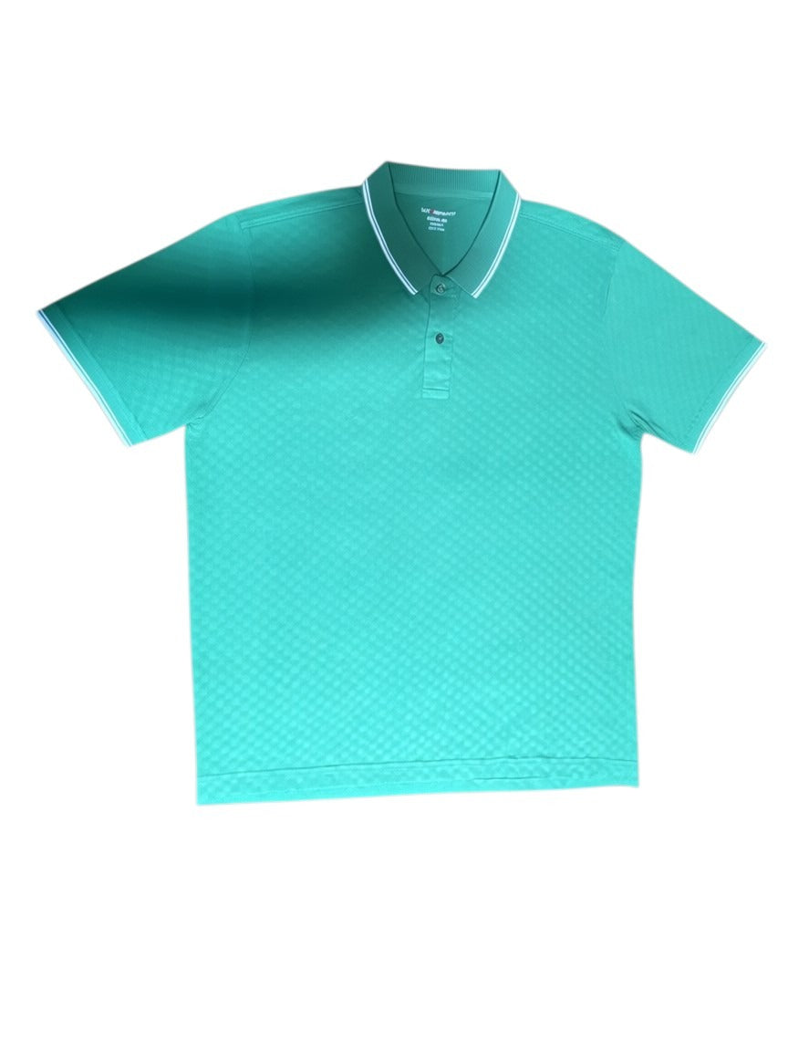 Teal Tipped Polo Shirt