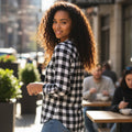 Monochrome Buffalo Plaid Shirt