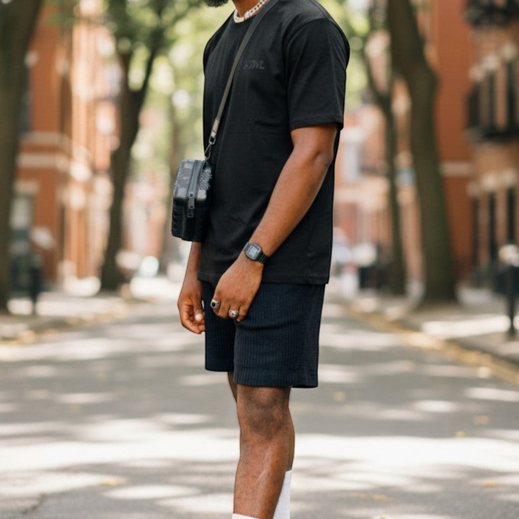TWL Signature Performance Unisex Tee | Stealth Black (Size M)