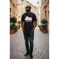 "Not Just Arm Candy" Unisex Graphic Tee | Jet Black (Size L)