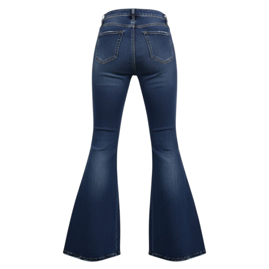 Shein Jeans: Pearl-Encrusted Mega Flare
