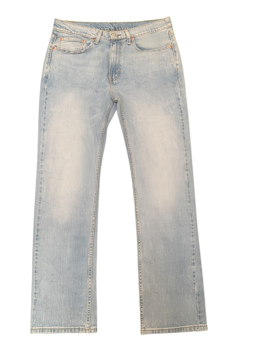 Classic Light Wash Straight-Leg Denim
