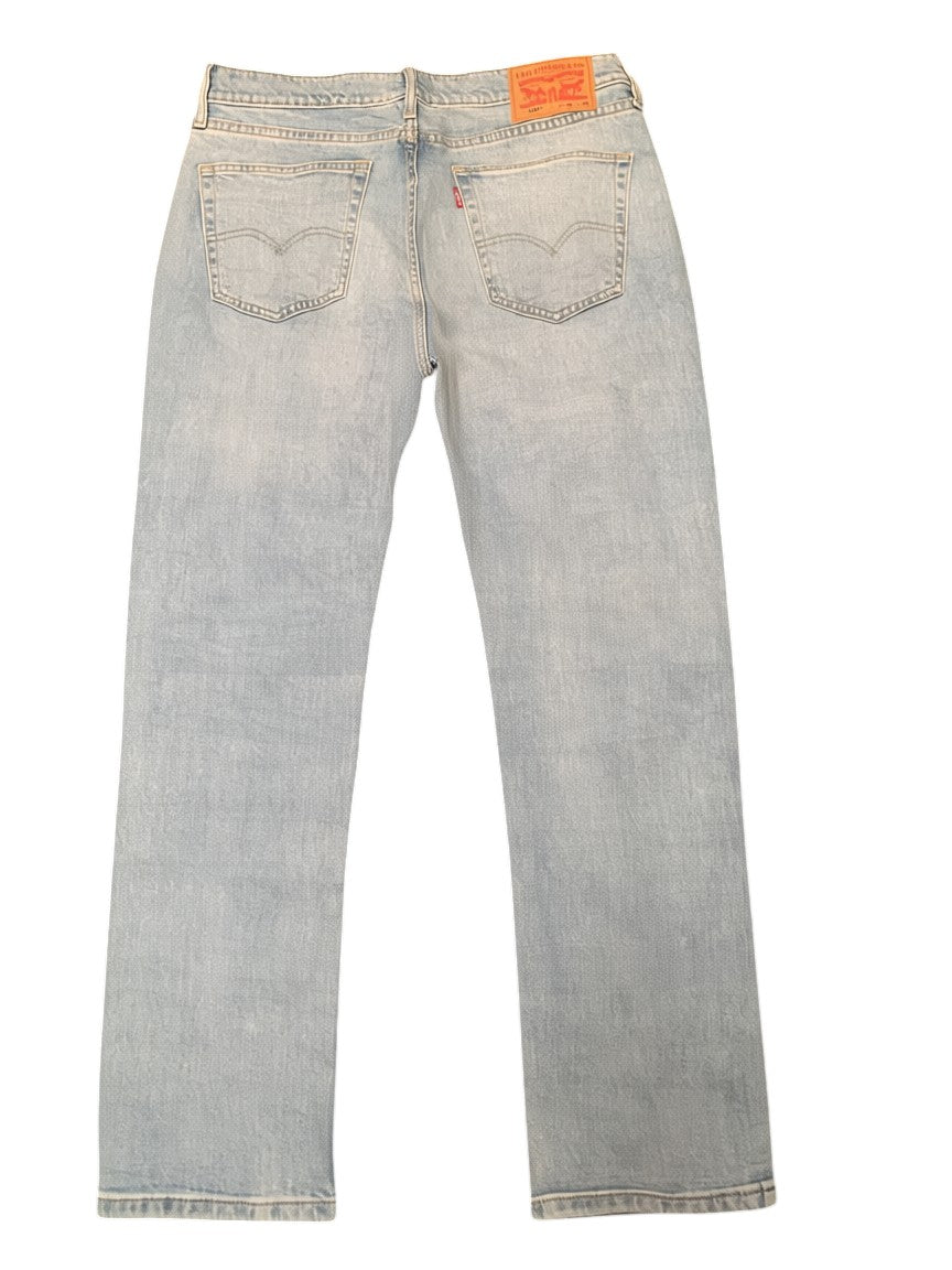 Classic Light Wash Straight-Leg Denim