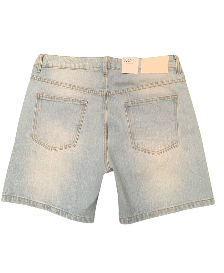 Summer Vibe Light-Blue Denim Shorts