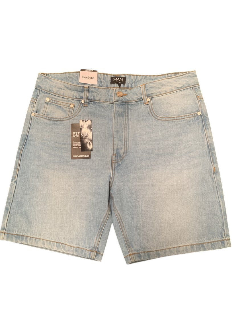 Summer Vibe Light-Blue Denim Shorts