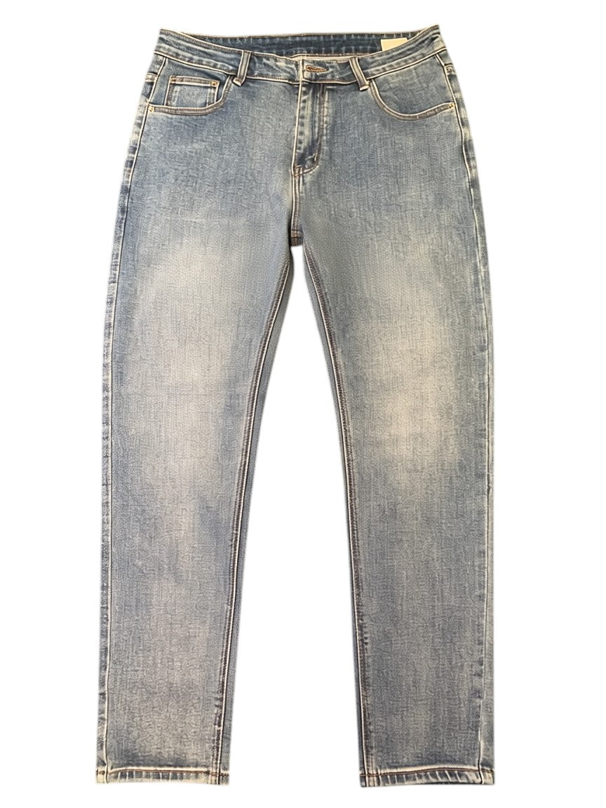Heritage Indigo Straight-Cut Jeans