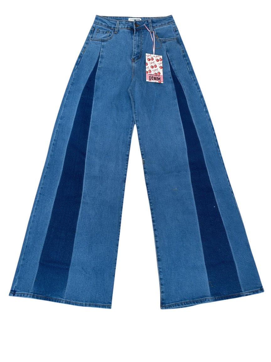 Soho Two-Tone Baggy Denim