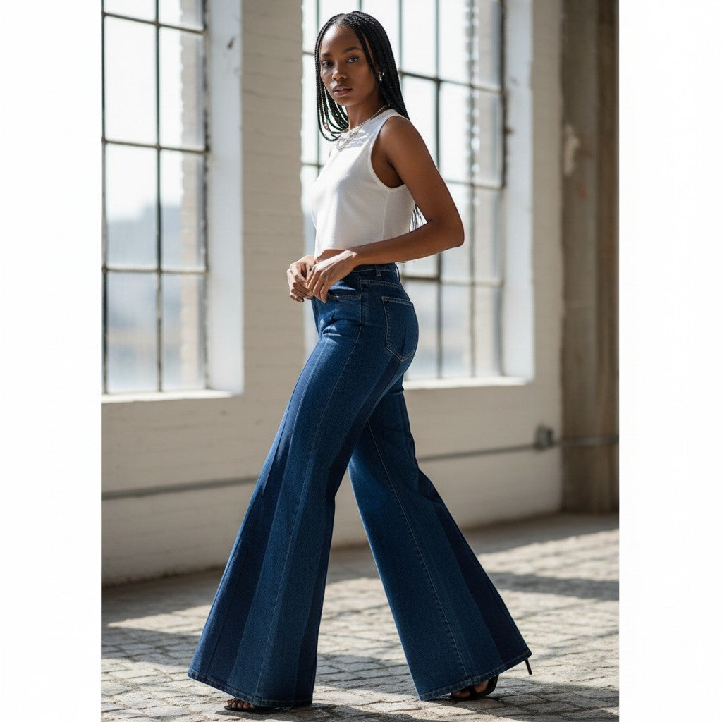Love Soho Two-Tone Sculpting Denim