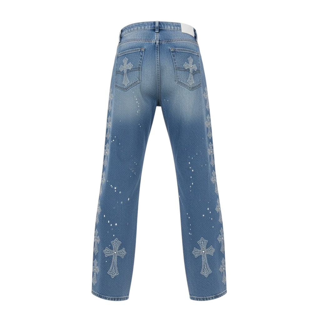 Side-Lace Cross Denims