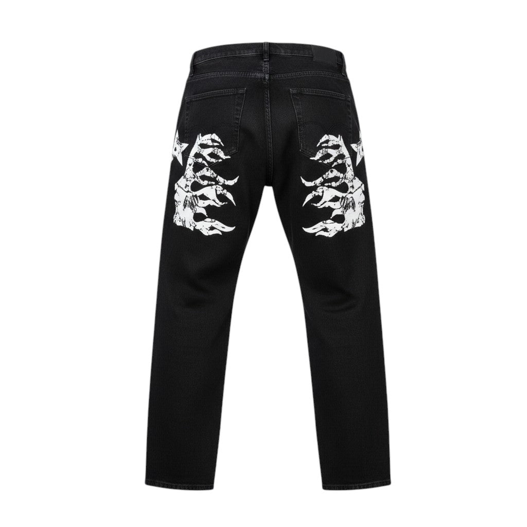 Divine Pearl-Chain Denims (Mid & Dark Wash)