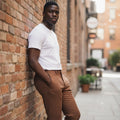 Bronze Honeycomb-Weave Pant Trouser