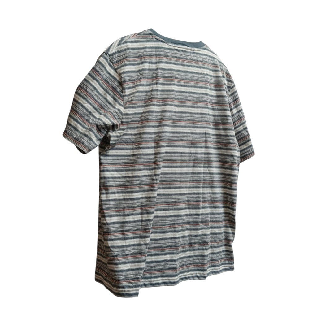 The Slate & Terracotta Multistripe Essential Tee (XL)