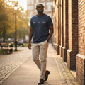 The Slate Blue Tiffosi "Desert Journey" Technical Tee (M)