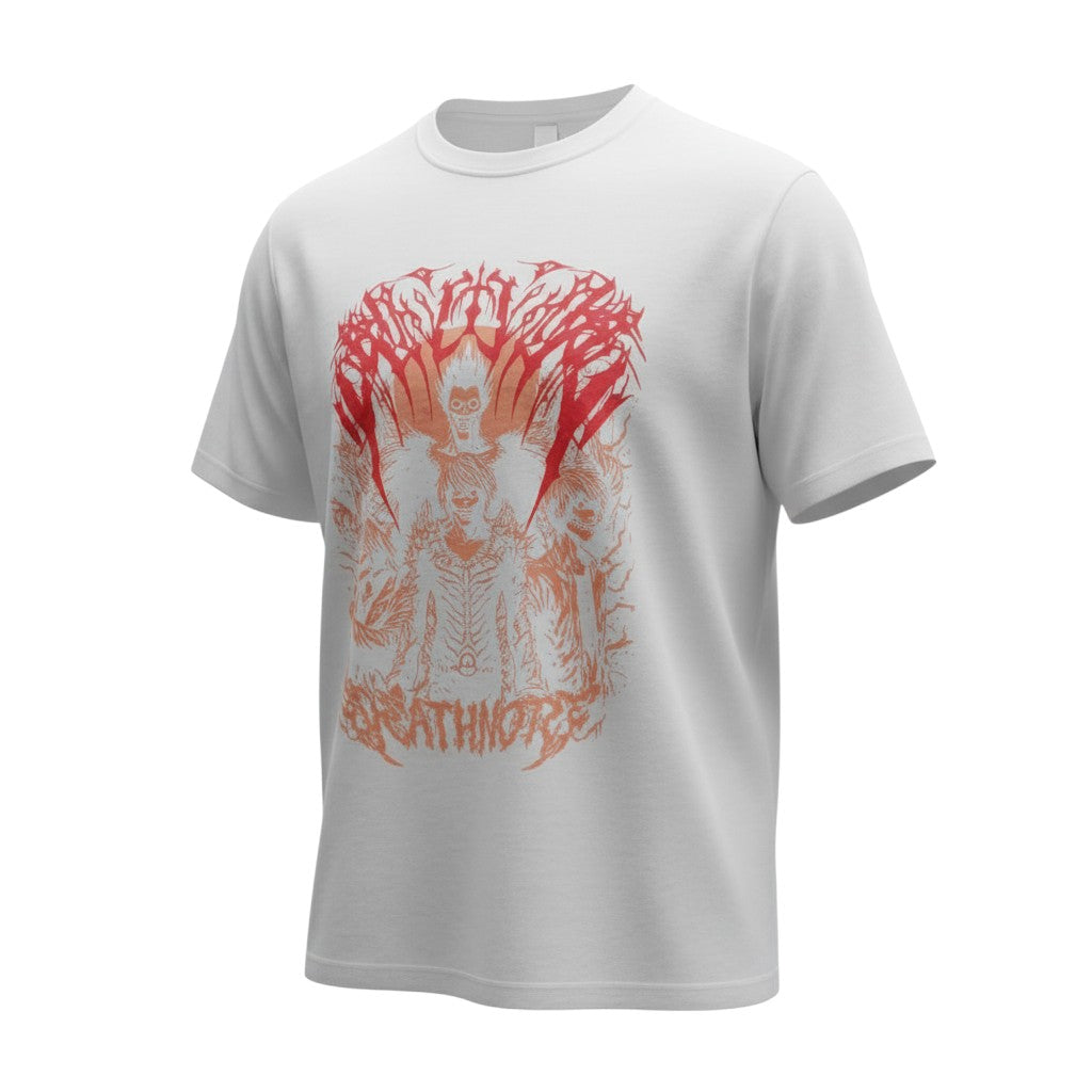 The Optic White Death Note "Metal Logo" Graphic Tee (XL)