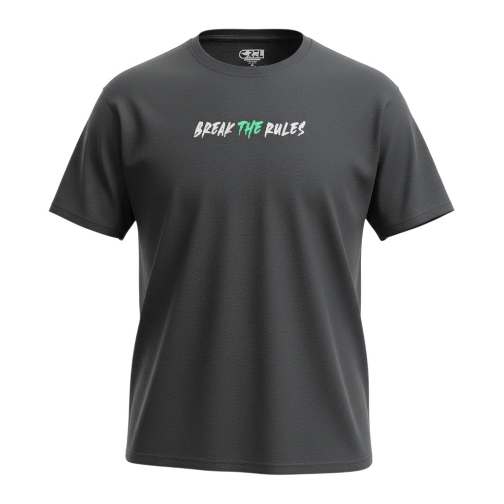 The Charcoal "Break The Rules" Statement Tee (XL)