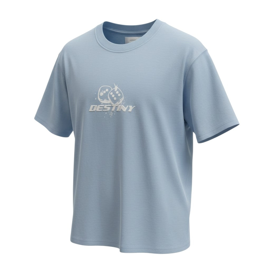 The Stone Blue "Destiny" Dice Tee (L)