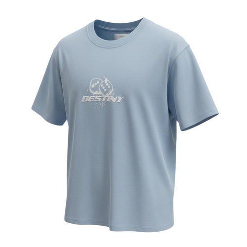 The Stone Blue "Destiny" Dice Tee (L)