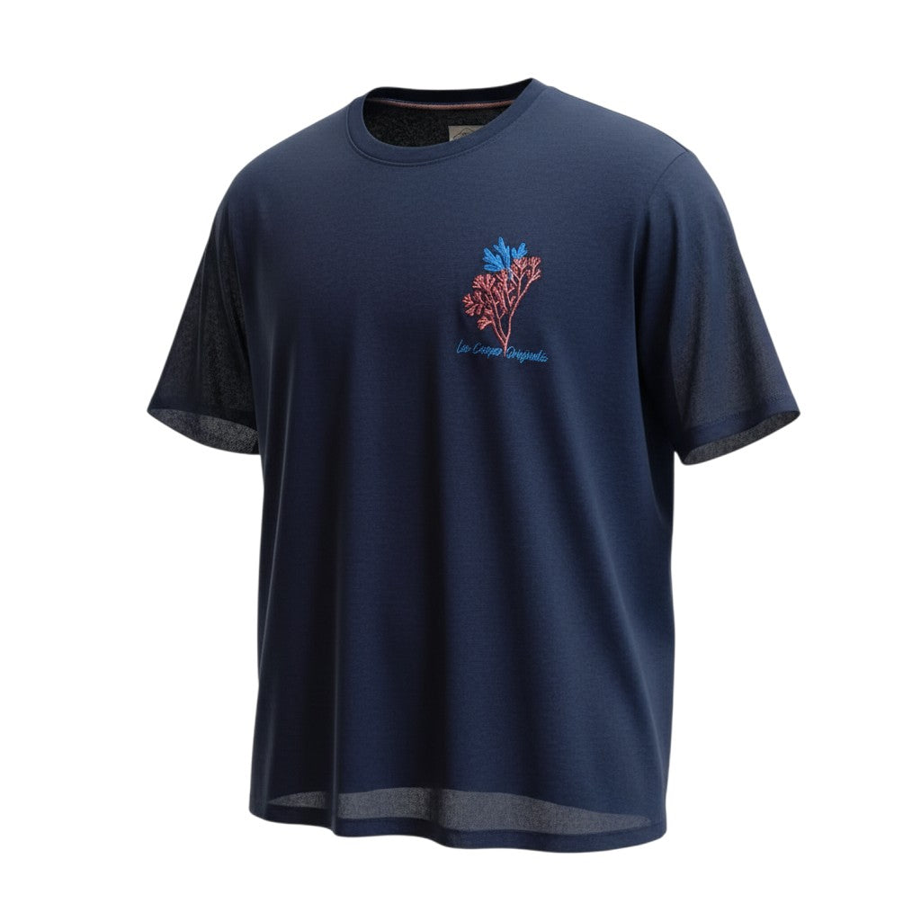 The Midnight Navy Lee Cooper Heritage Embroidered Tee (XXL)