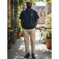 The Midnight Navy Lee Cooper Heritage Embroidered Tee (XXL)