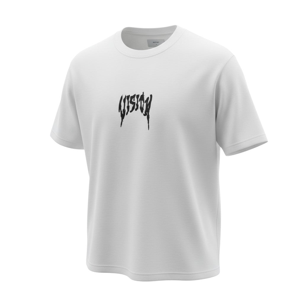 The Optic White "Vision" Distorted Graphic Tee (XL)