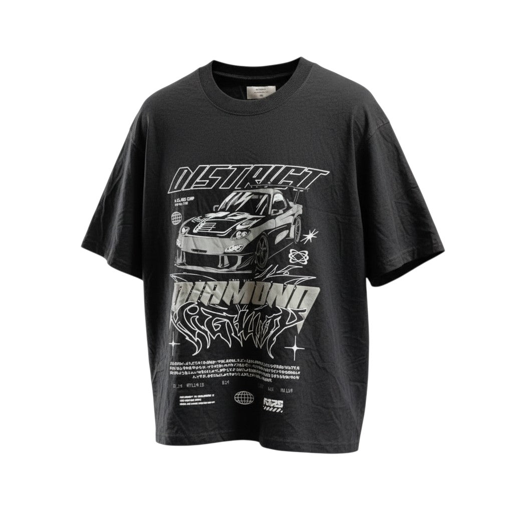 The Anthracite Diamond Highway Racer Tee (XL)