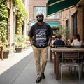 The Anthracite Diamond Highway Racer Tee (XL)