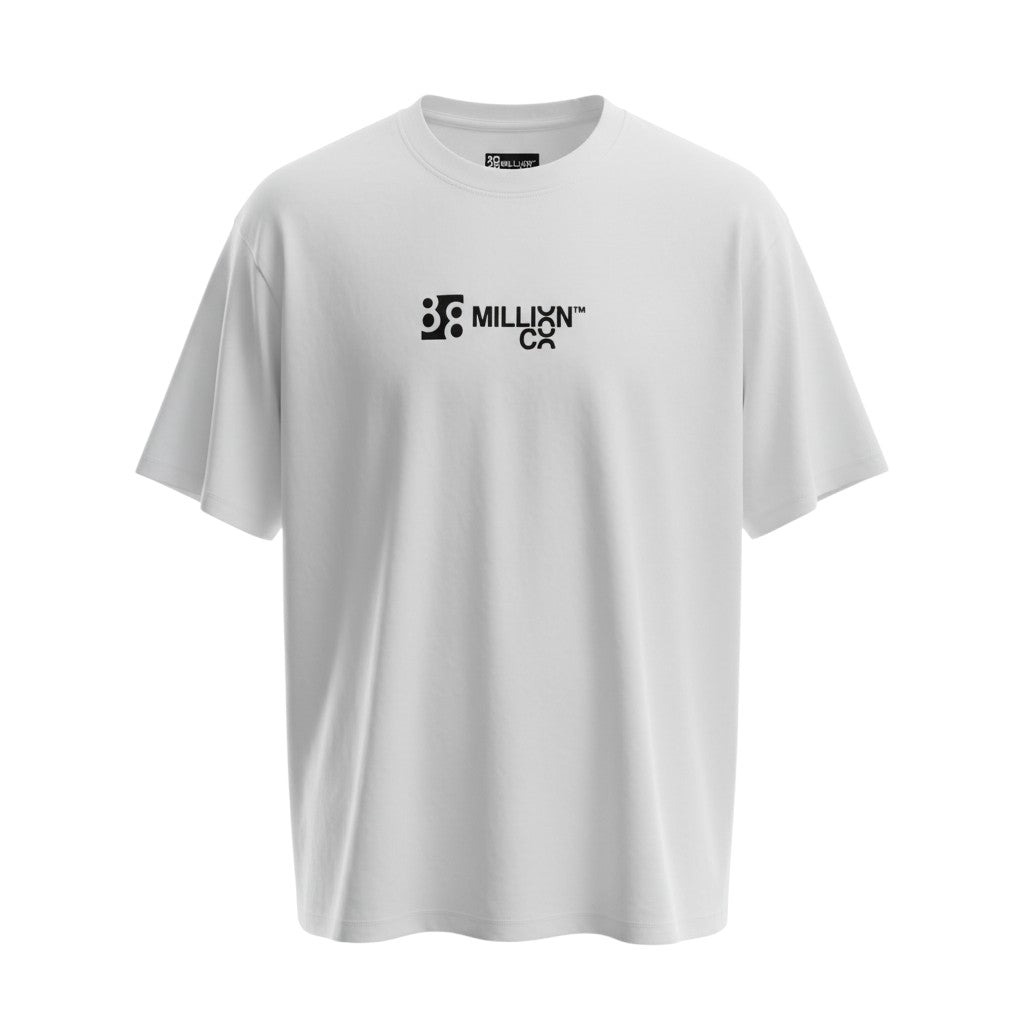 The Optic White "Million Co." Minimalist Tee