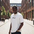 The Optic White "Million Co." Minimalist Tee
