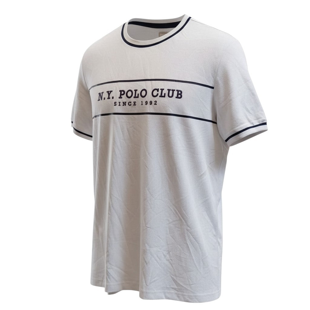 The Ivory N.Y. Polo Club Heritage Ringer Tee