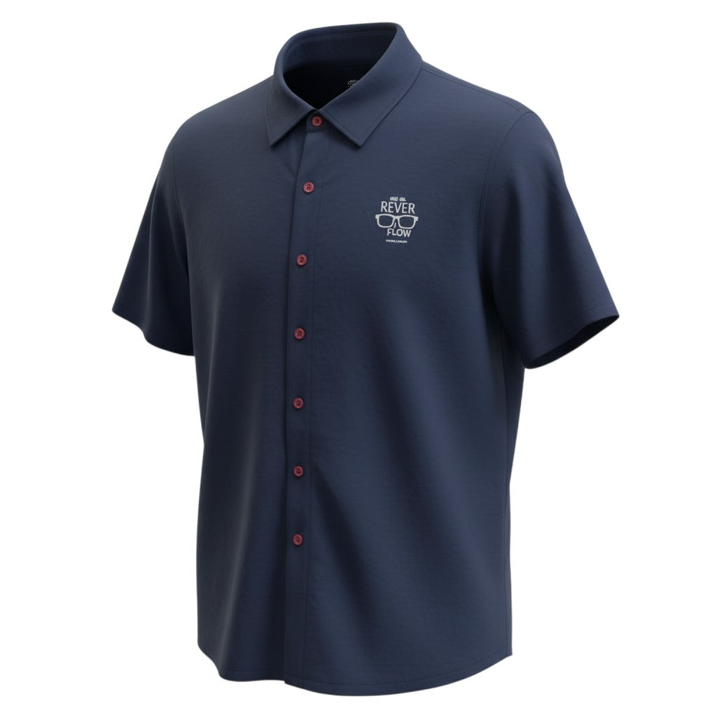 The Midnight Navy "Rever Flow" Utility Shirt (L)