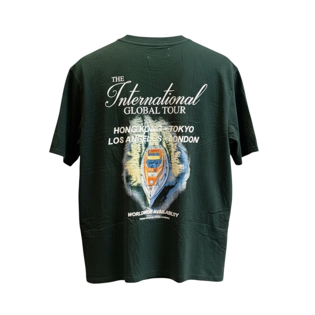 The Forest Green "International Tour" Graphic Tee
