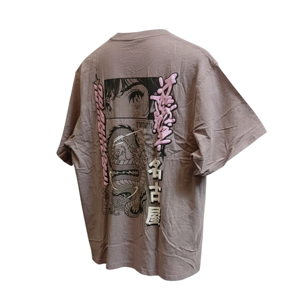 The Muted Charcoal Anime Eye Tee (M)
