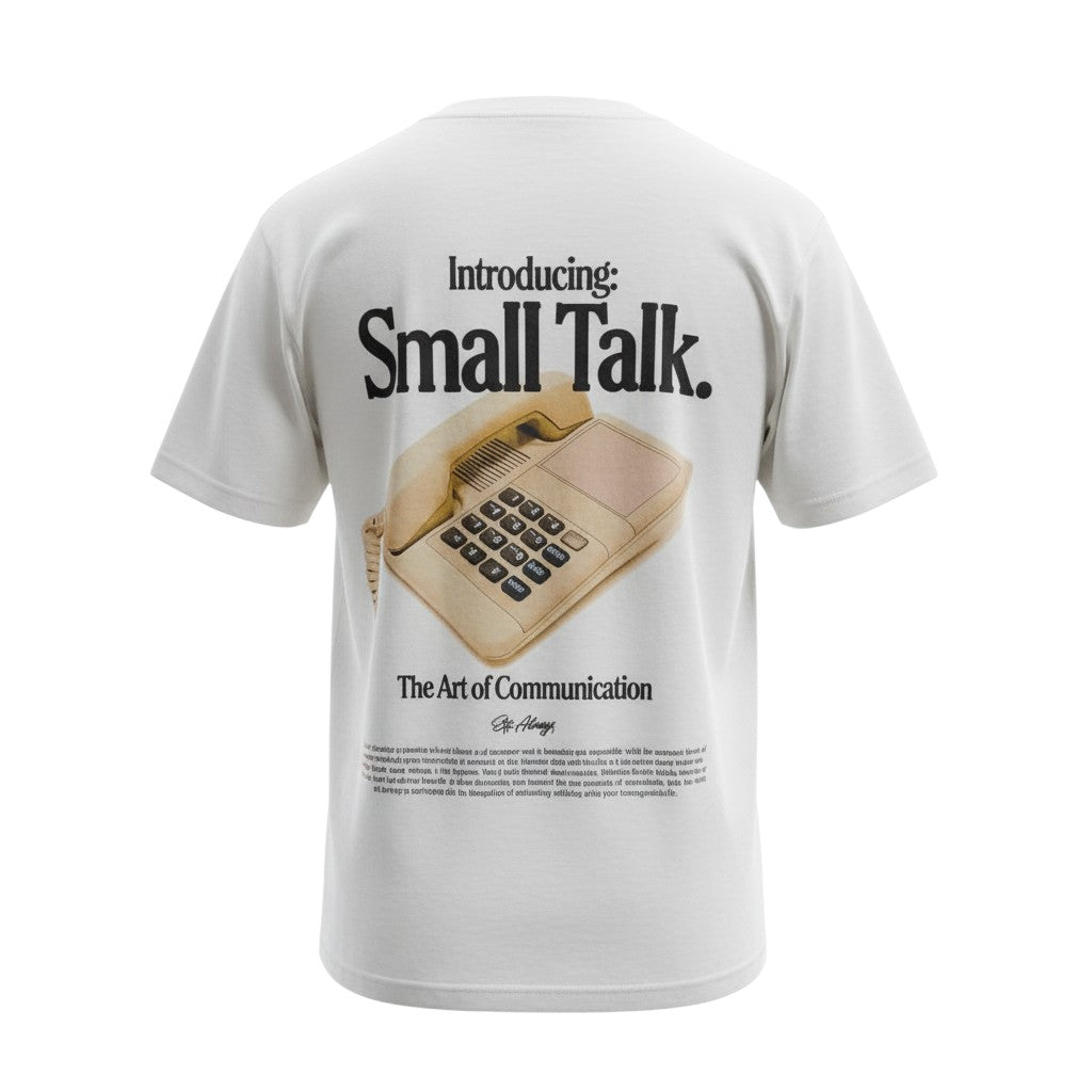The Optic White "Small Talk" Graphic Tee (XXL)