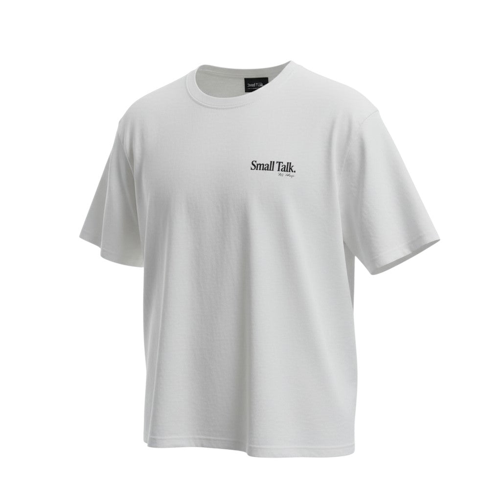 The Optic White "Small Talk" Graphic Tee (XXL)