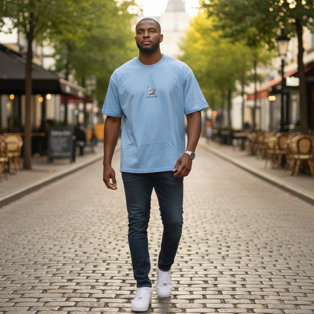 The Sky Blue "Love Stinks!" Graphic Tee (XL)