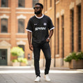 The Jet Black Spain Heritage Ringer Tee (XL)