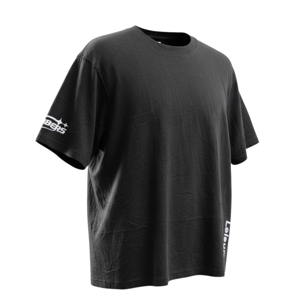 The Jet Black Vertical Leisure Tee (L)