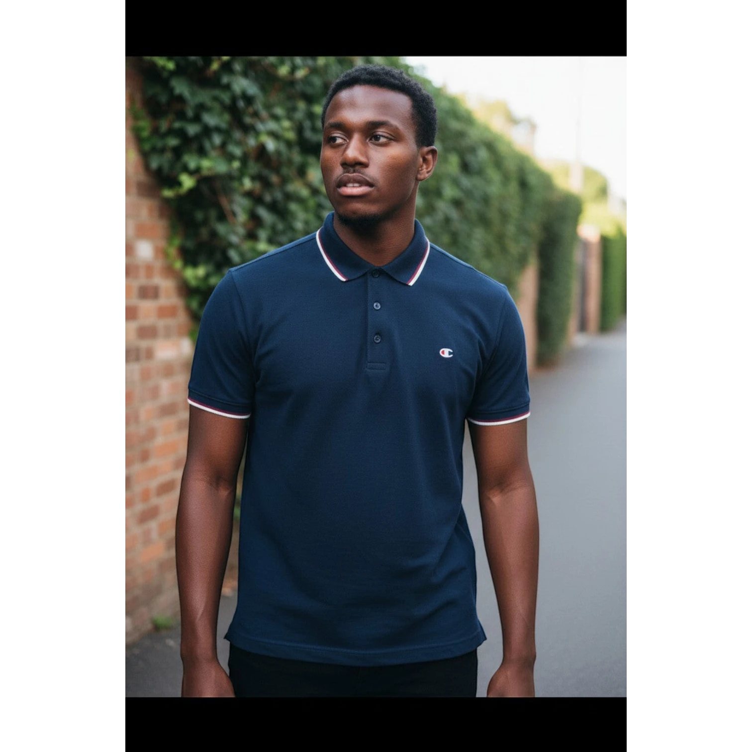 Admiral Navy Tipped Polo L