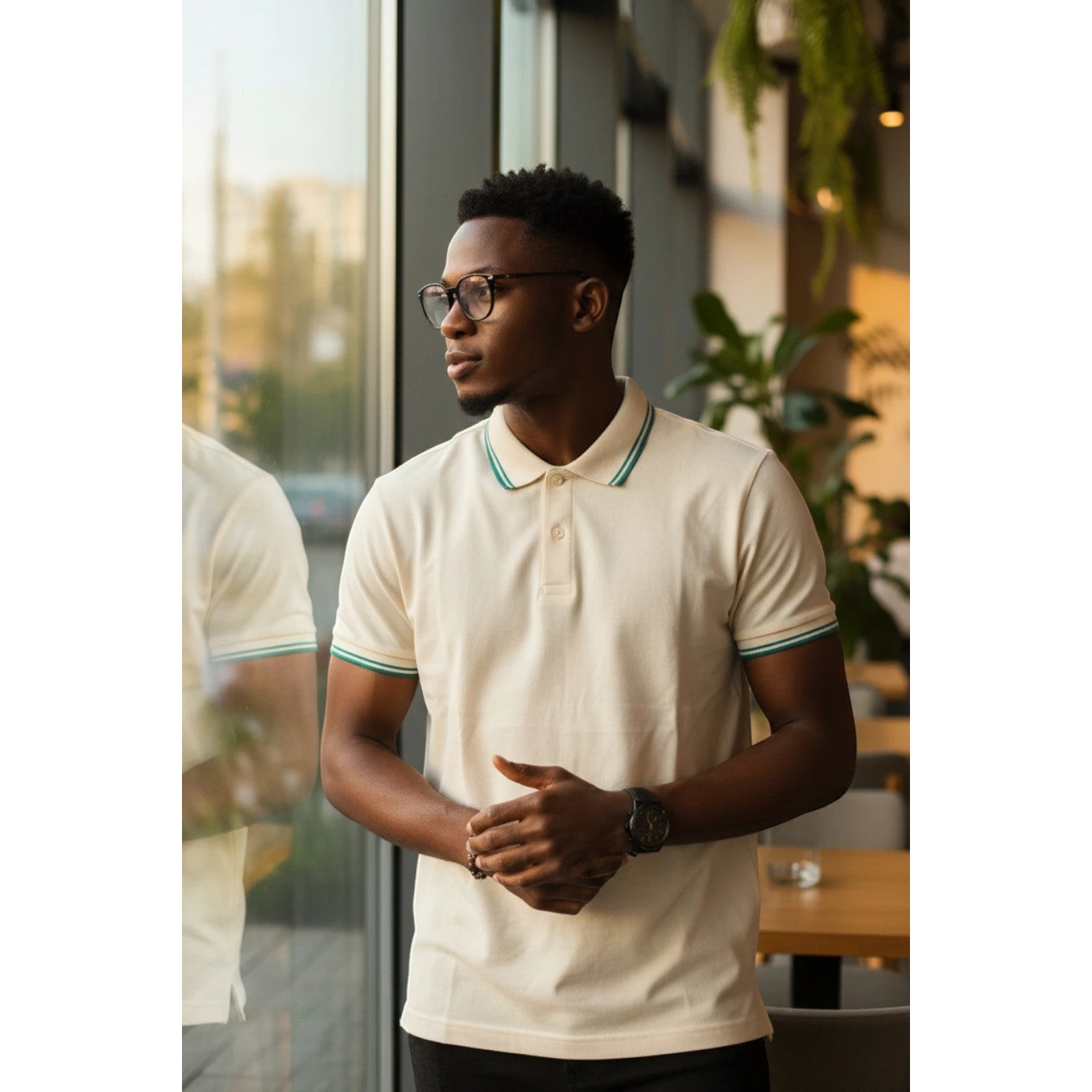 Ivory Coastal Polo XL